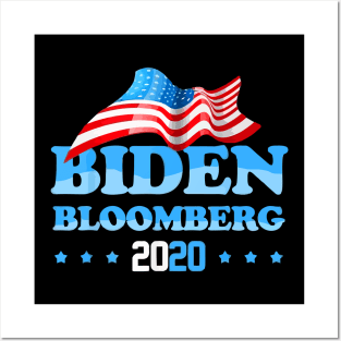 Biden Bloomberg 2020 Posters and Art